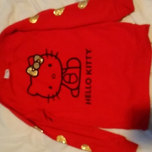 Girls Hello Kitty Sweatshirt Size 8 - Picture 1 of 7